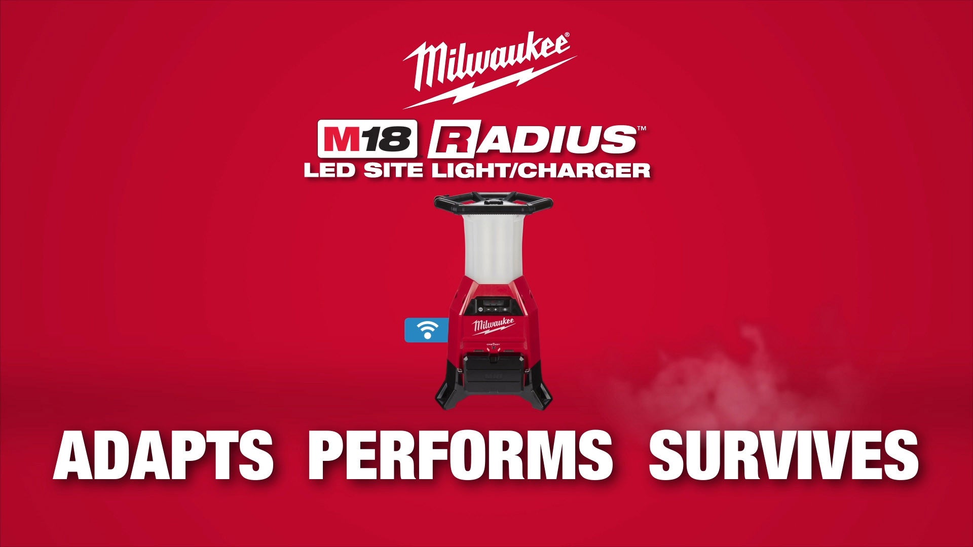 2150 2151 M18 Radius Site Light with Charger