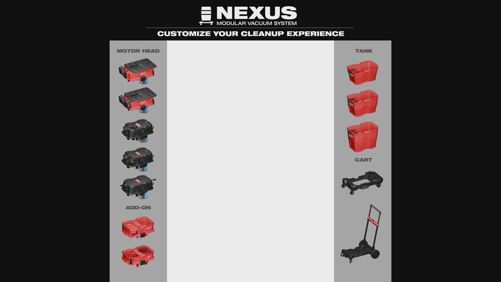 Milwaukee M18 FUEL NEXUS 6 Gallon Wet/Dry Vacuum with  PACKOUT Compatibility | 0915-20