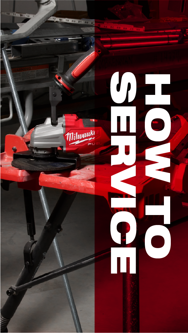Milwaukee® M18 Fuel™ 4.5 - 6 inch Dual Trigger Braking Grinder, Paddle Switch w ONE-KEY How to Service