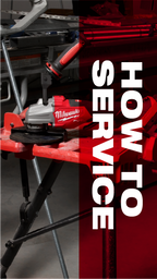 Milwaukee® M18 Fuel™ 4.5 - 6 inch Dual Trigger Braking Grinder, Paddle Switch w ONE-KEY How to Service