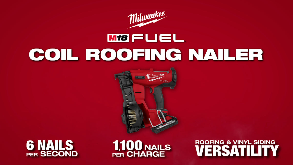 M18 FUEL™ Coil Roofing Nailer ROW