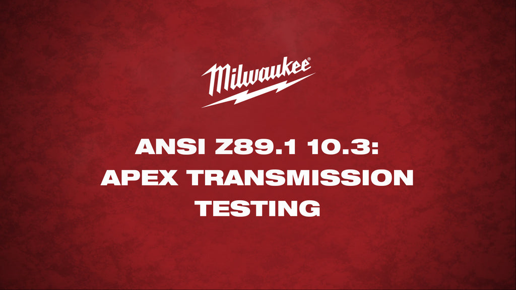 ANSI Z89.1 10.3 Apex Transmission Testing Demo