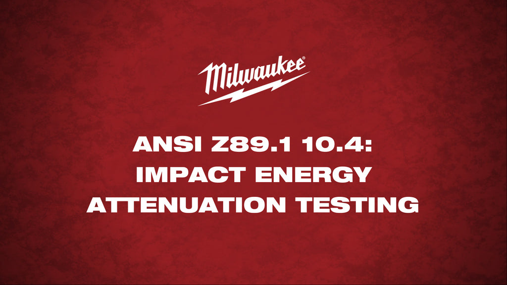 ANSI Z89.1 10.4 Impact Energy Attenuation Testing Demo