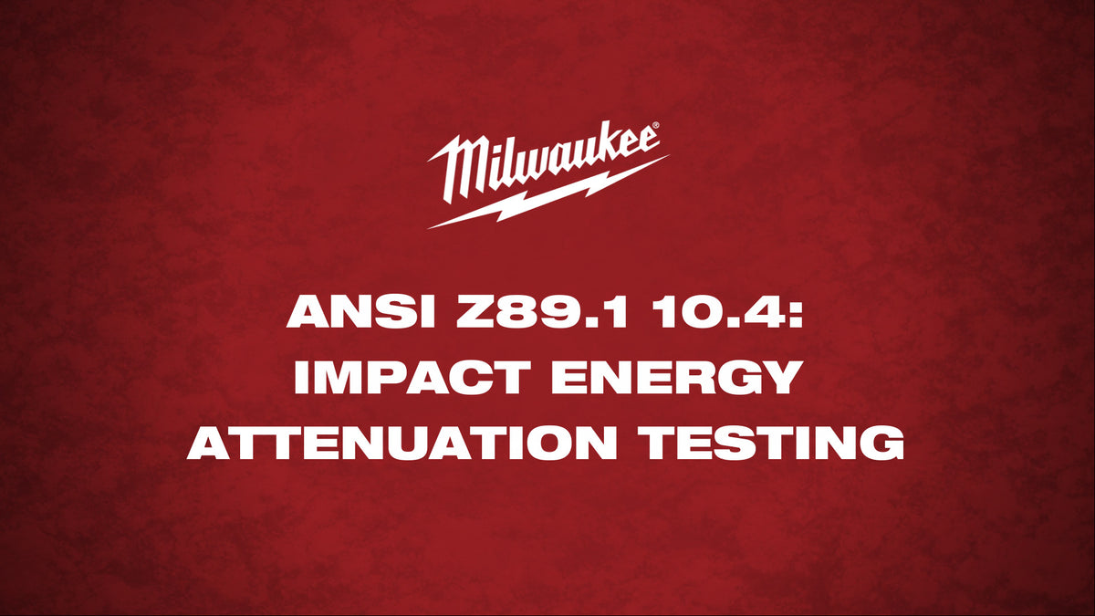 ANSI Z89.1 10.4 Impact Energy Attenuation Testing Demo