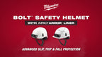 BOLT™ Safety Helmet with IMPACT ARMOR™ Liner