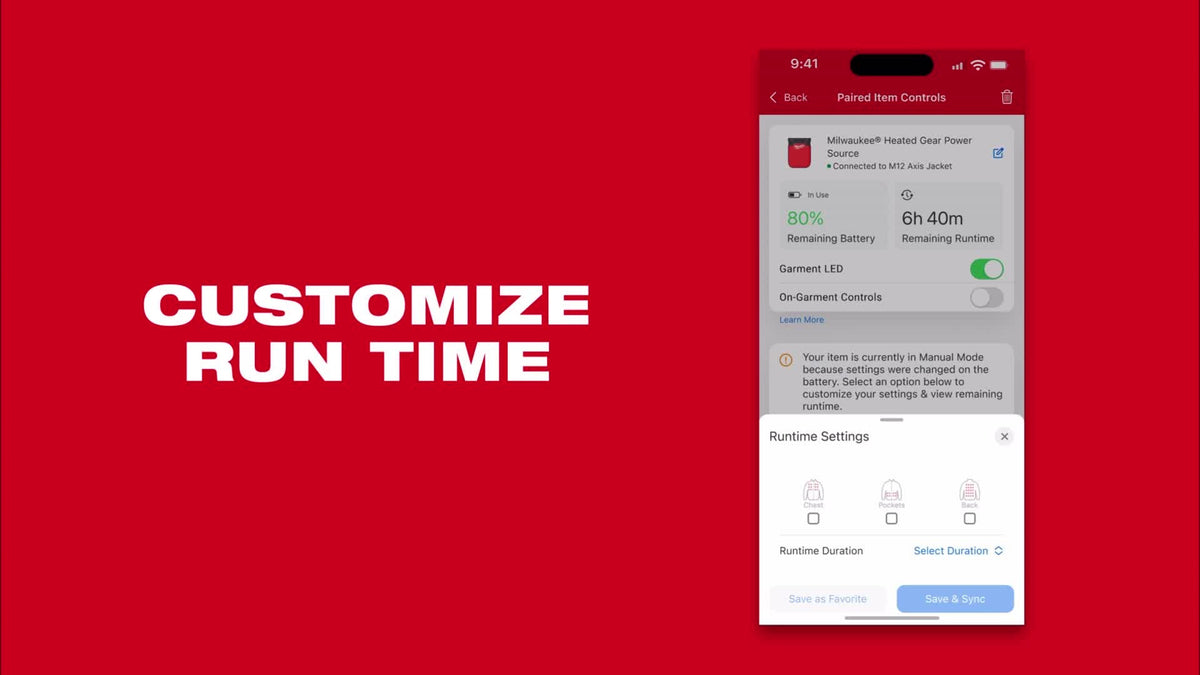 Heated Gear App Control Feature Overview Video w music