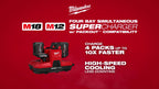 M18 & M12 Four Bay Simultaneous Super Charger w PACKOUT Compatibility Social