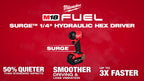 M18 FUEL™ SURGE™ 1-4 Hex Hydraulic Driver
