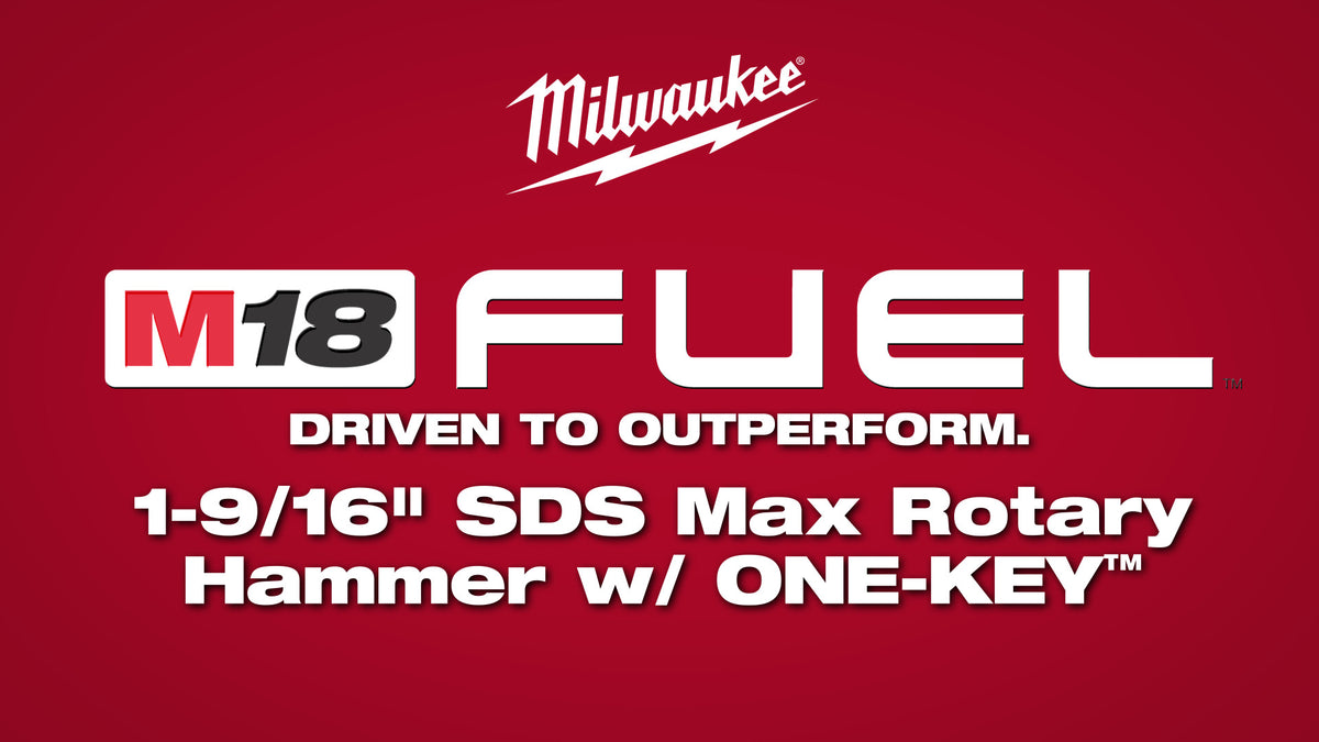 M18 FUEL™ 1-9/16" SDS Max Rotary Hammer w/ ONE KEY™