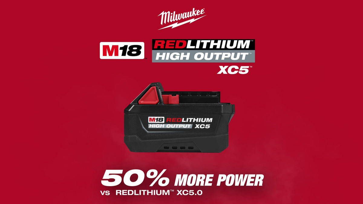 M18 REDLITHIUM HIGH OUTPUT XC5 Battery Pack