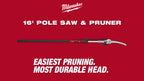 Milwaukee® 16' Pole Saw & Pruner