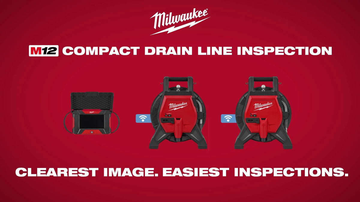 Milwaukee® M12™ Compact Drain Line Inspection System Social
