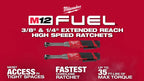 Milwaukee® M12 FUEL™ Extended Reach High Speed Ratchet