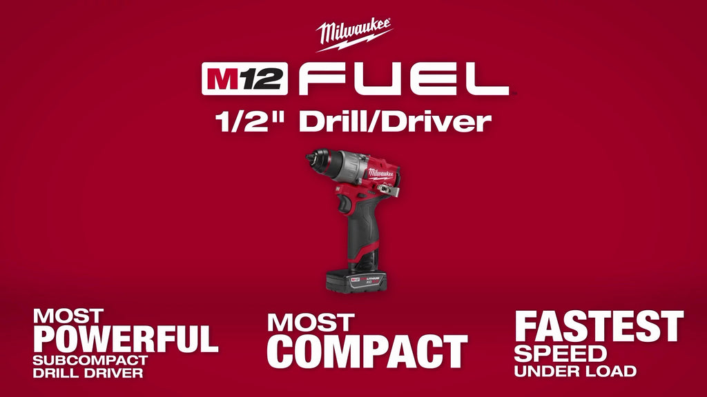 Milwaukee® M12 FUEL™ Hammer Drill Driver