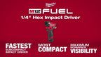Milwaukee® M12 FUEL™ Quarter Inch Hex Impact Driver