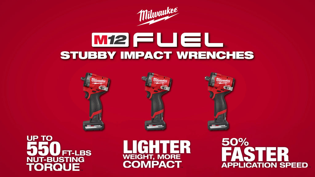 M12 FUEL™ Stubby 1/2" Impact Wrench
