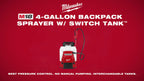 Milwaukee® M18™ 4-Gallon Backpack Sprayer w SWITCH TANK™