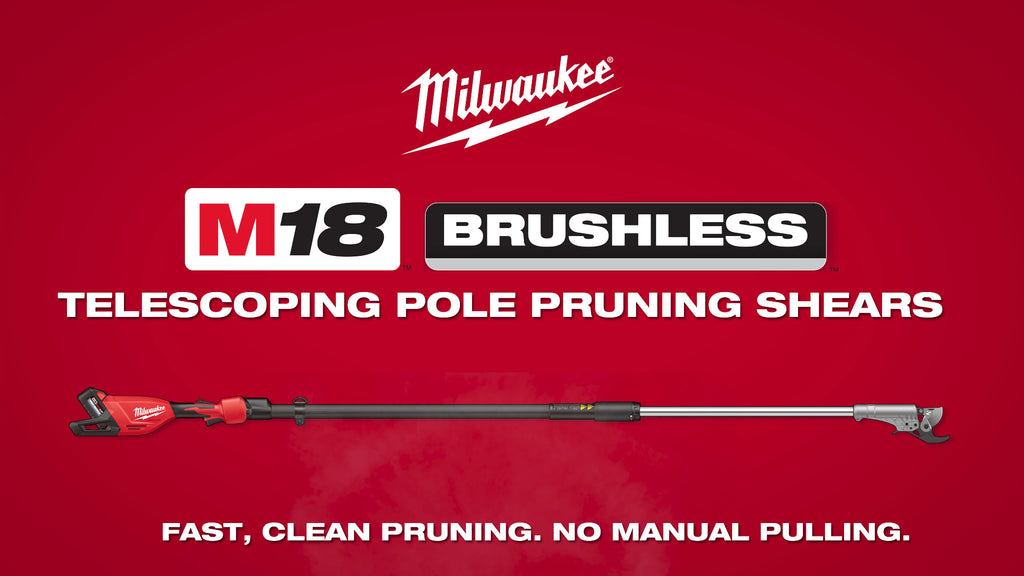 Milwaukee M18 Brushless Telescoping Pole Pruning Shears – Configuration Options