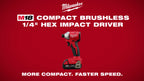 Milwaukee® M18™ Compact Brushless Hex Impact Driver