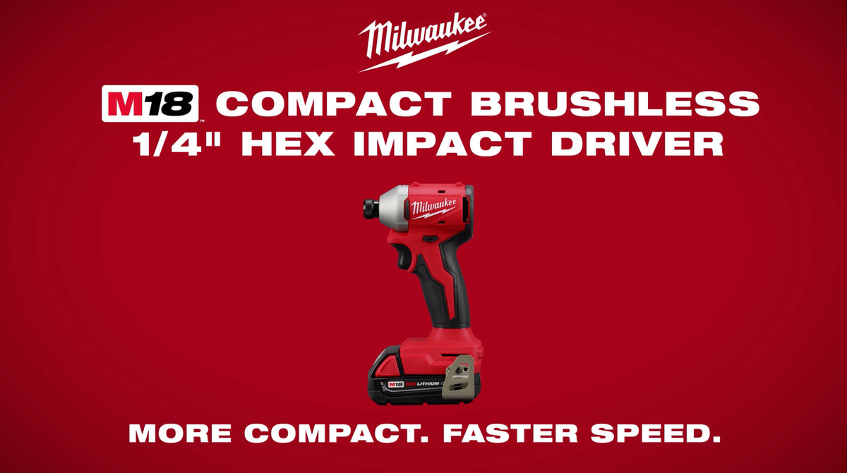 Milwaukee® M18™ Compact Brushless Hex Impact Driver