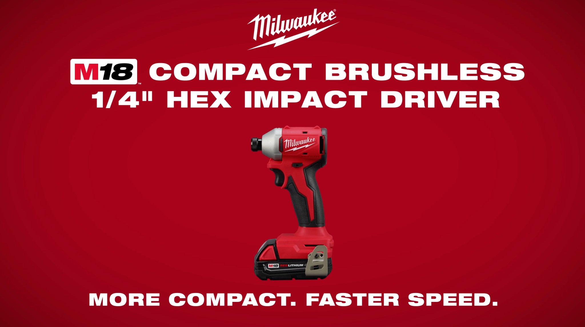 Milwaukee® M18™ Compact Brushless Hex Impact Driver