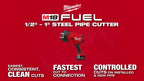 Milwaukee® M18 FUEL™ ½”-1” Steel Pipe Cutter Social