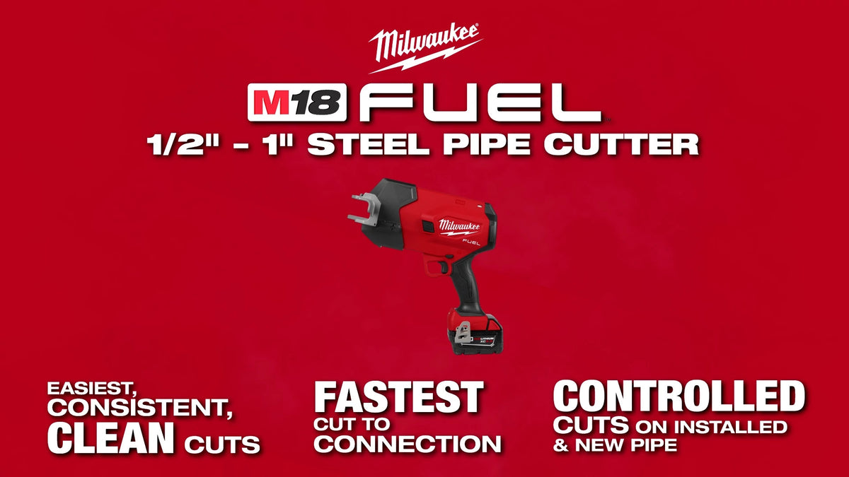 Milwaukee® M18 FUEL™ ½”-1” Steel Pipe Cutter Social
