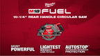 M18 FUEL™ 10-1/4" Rear Handle Circular Saw — product demonstration