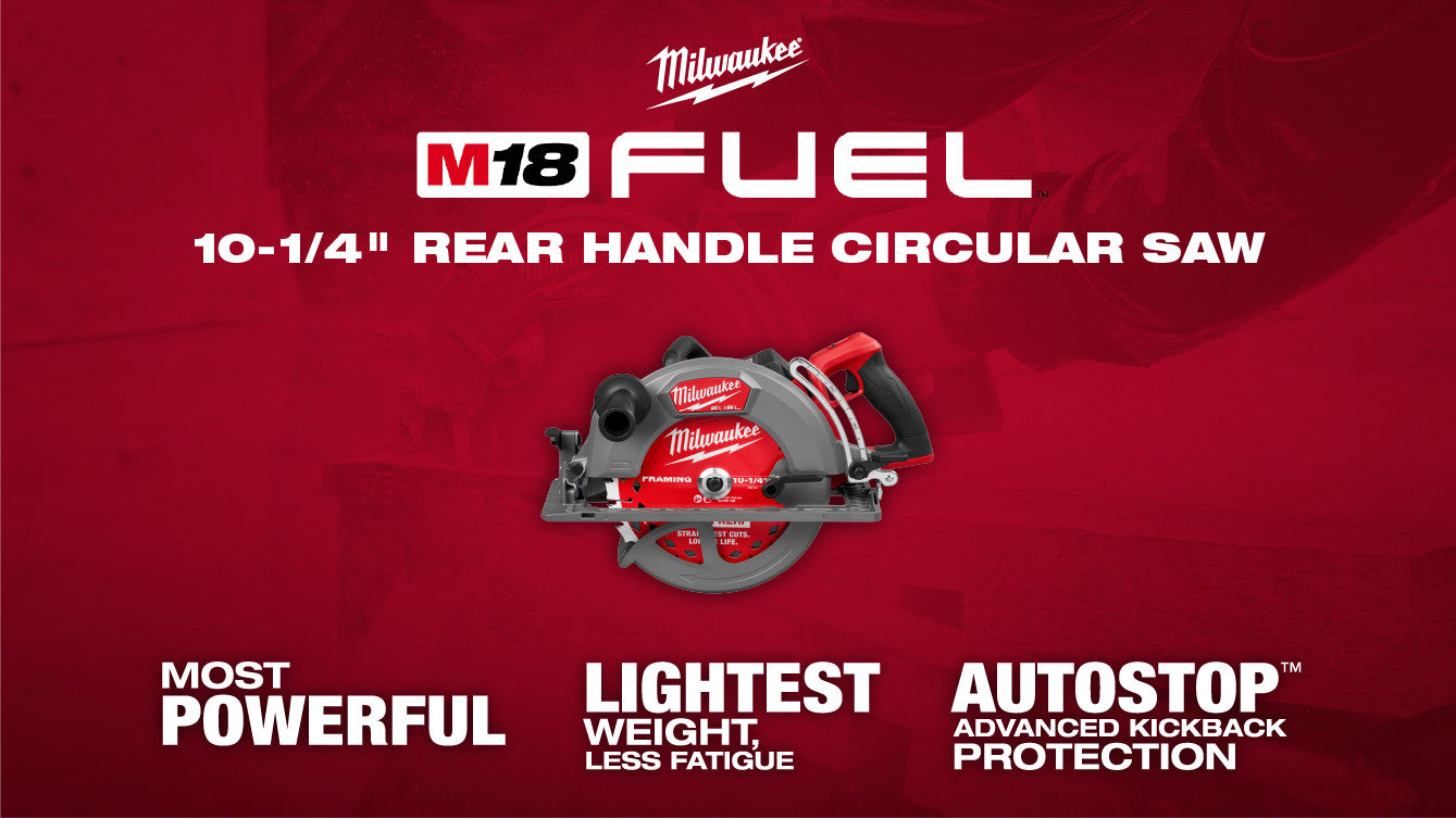 M18 FUEL™ 10-1/4" Rear Handle Circular Saw — product demonstration