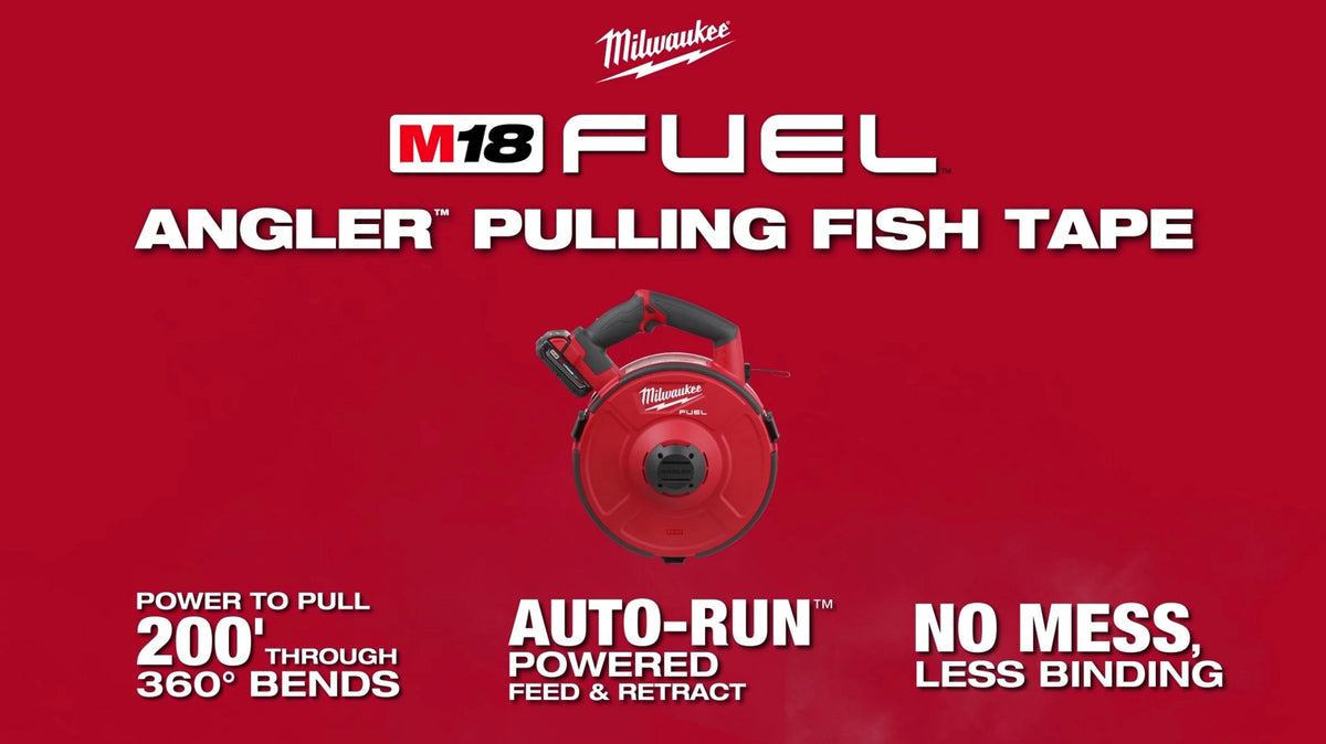 Milwaukee® M18 FUEL™ ANGLER™ Pulling Fish Tape 2020 Update