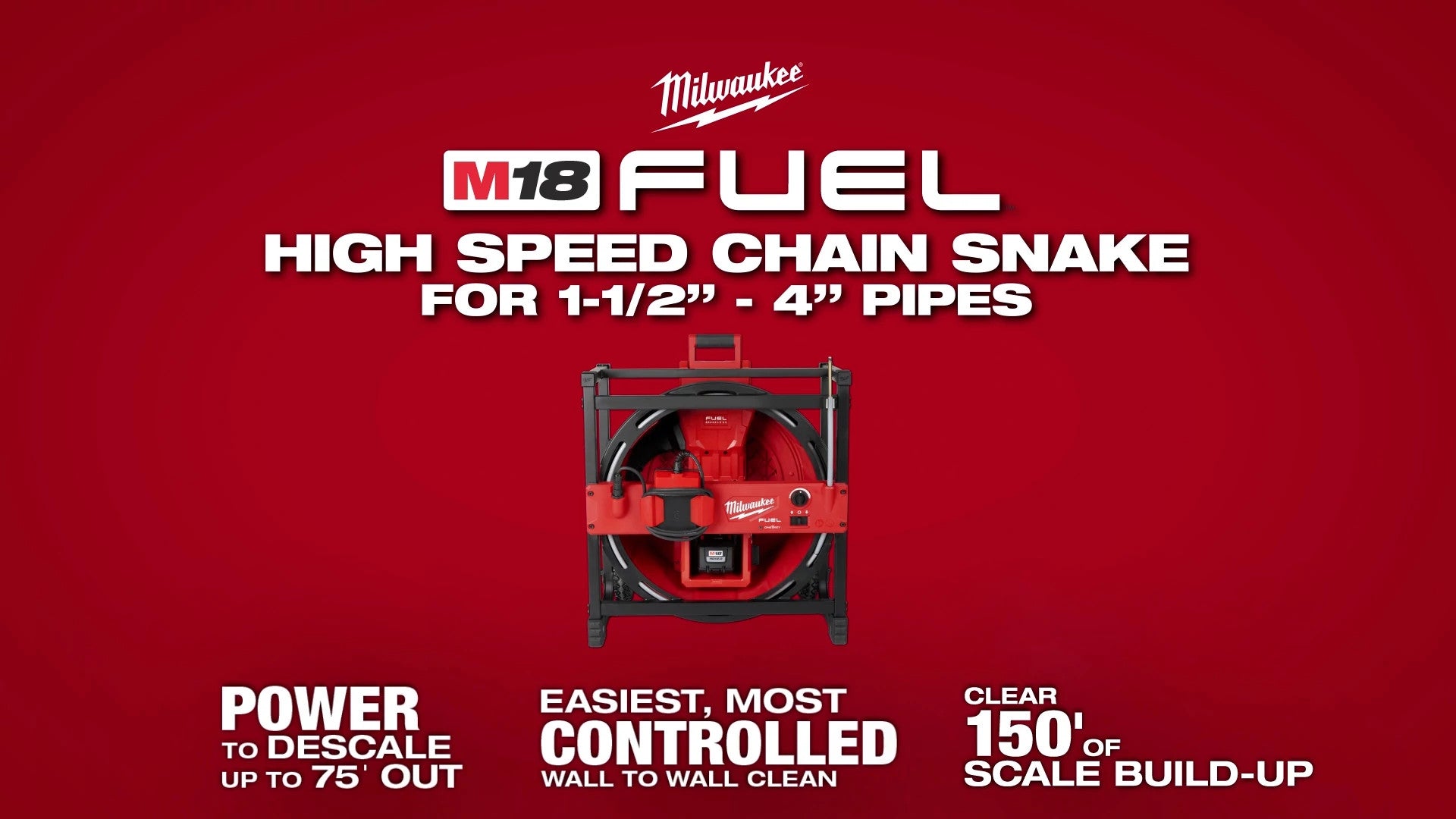Milwaukee® M18 FUEL™ High Speed Chain Snake