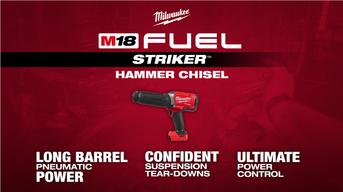 Milwaukee® M18 FUEL™ STRIKER™ Hammer Chisel Social
