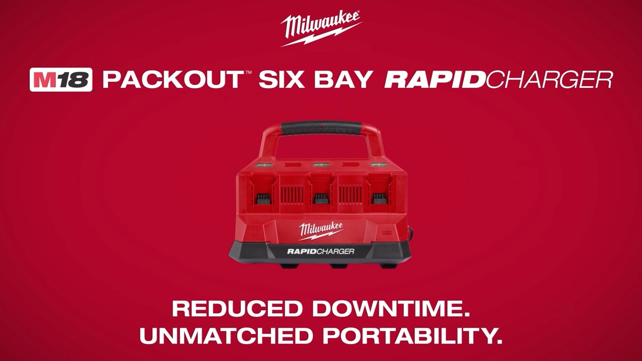 Milwaukee® M18™ PACKOUT™ Six Bay Rapid Charger