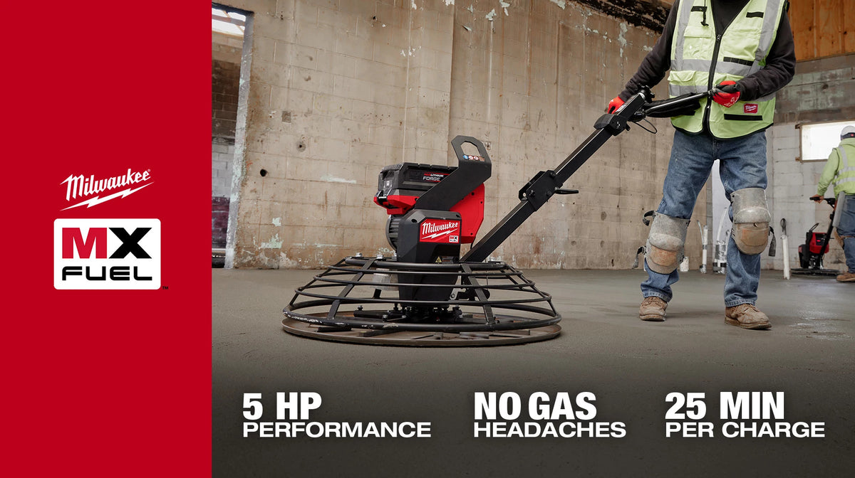 Milwaukee® MX FUEL™ 24in and 36in Walk-Behind Trowels