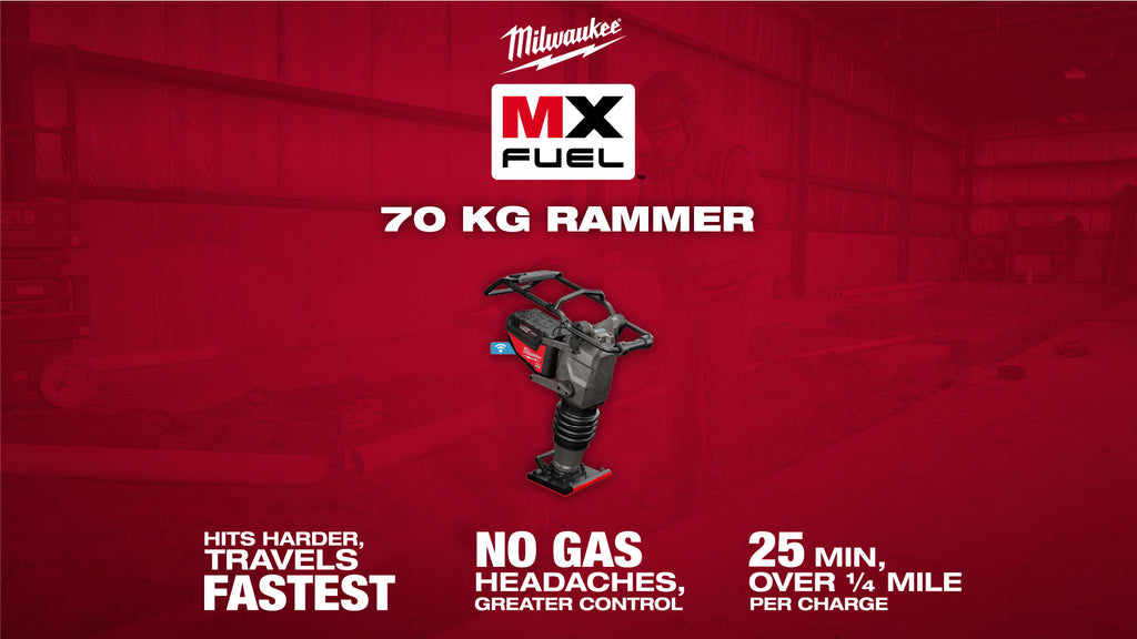 Milwaukee® MX FUEL™ 70kg Rammer