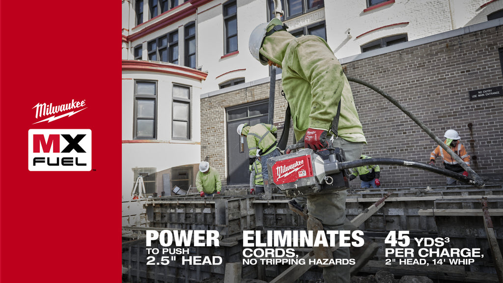 Milwaukee® MX FUEL™ Briefcase Concrete Vibrator