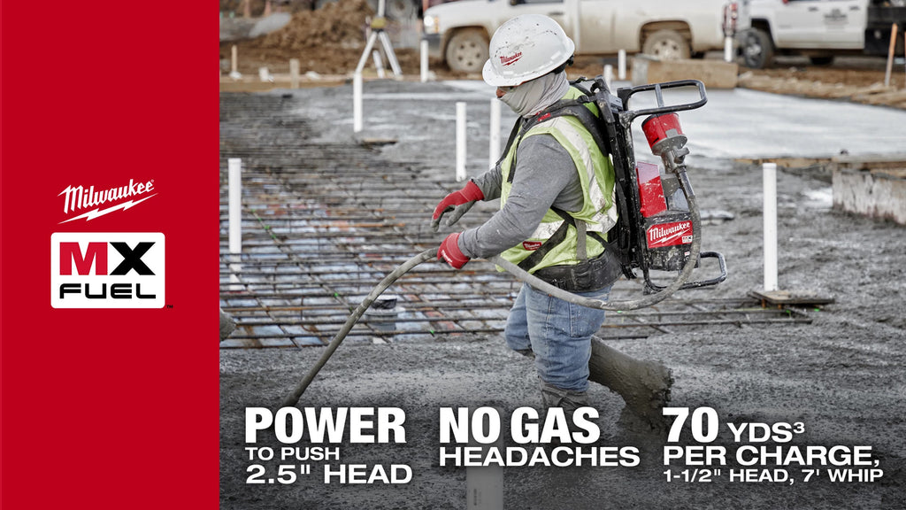 Milwaukee® MX FUEL™ Concrete Vibrator (No Spanish)