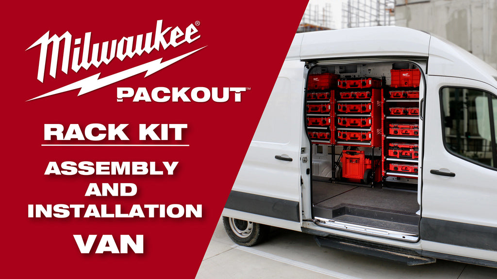 Milwaukee PACKOUT Rack Kit Assembly and Van Installation