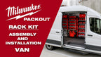 Milwaukee PACKOUT Rack Kit Assembly and Van Installation