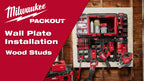 Milwaukee® Packout™ Wall Plate Wood Studs Installation 101