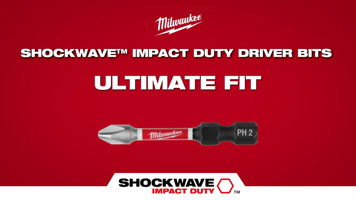 Milwaukee SHOCKWAVE Impact Phillips Bits