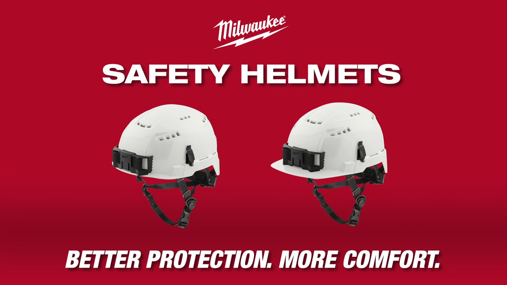 Milwaukee® Why Milwaukee Hard Hats to Helmets