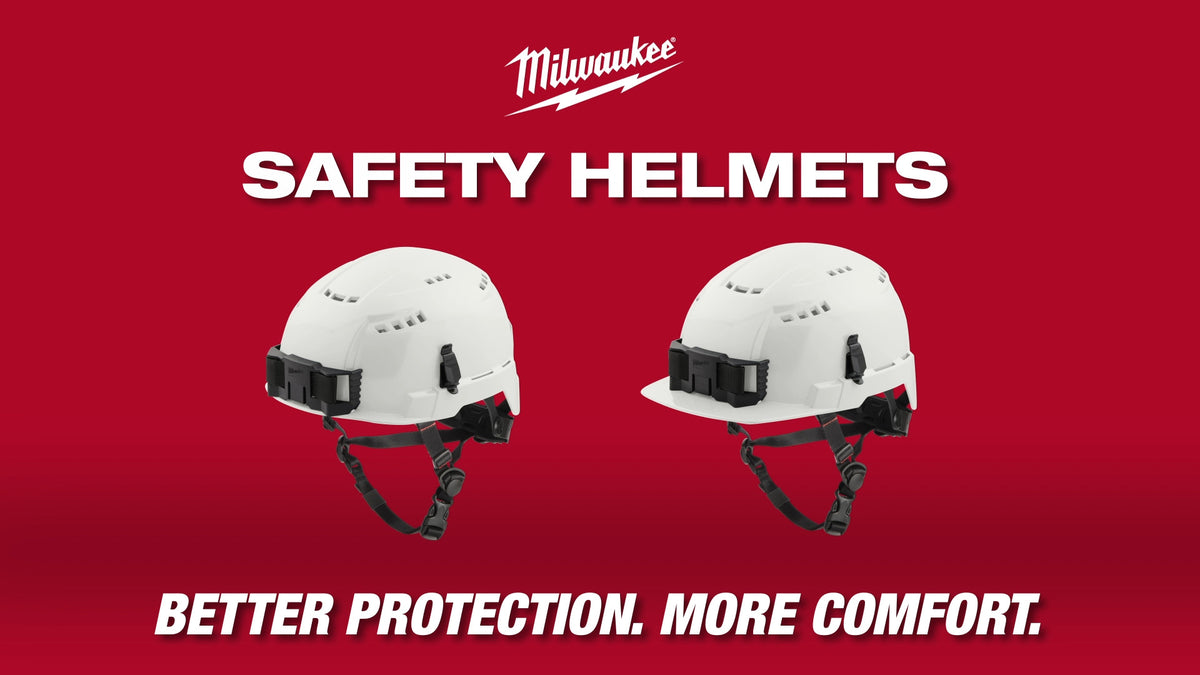 Milwaukee® Why Milwaukee Hard Hats to Helmets