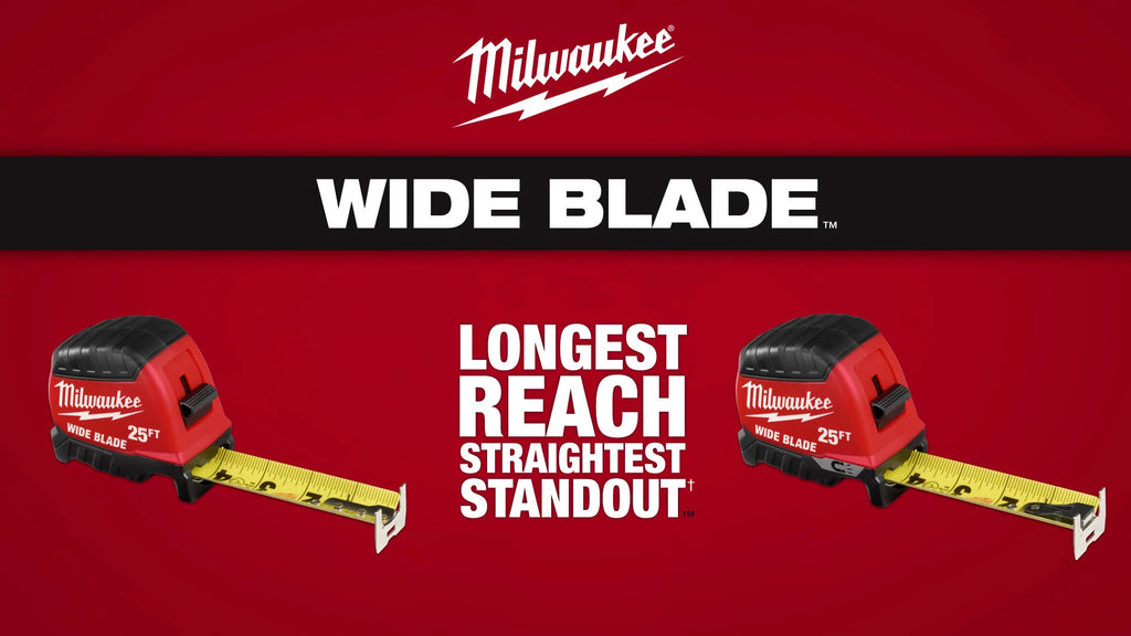 Milwaukee 25ft Wide Blade Tape Measure | 48-22-1225