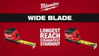 Milwaukee Wide Blade Tape Measure