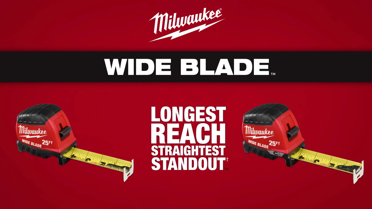 Milwaukee Wide Blade Tape Measure
