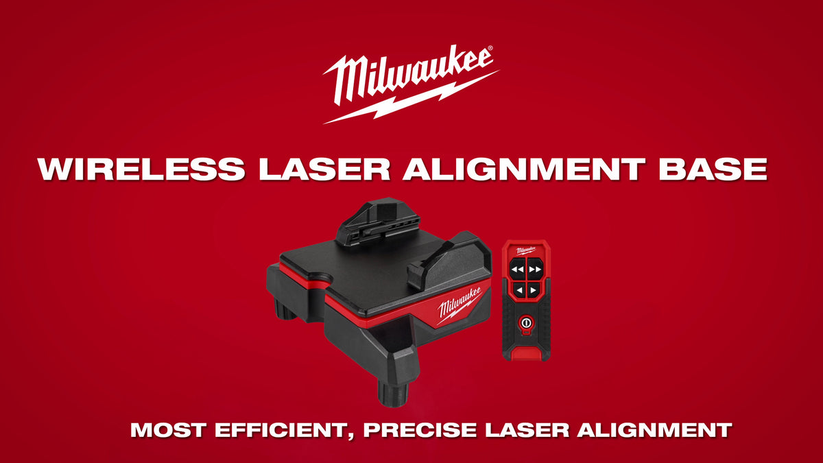 Milwaukee WIRELESS LASER ALIGNMENT BASE W/ REMOTE | 48-35-1314