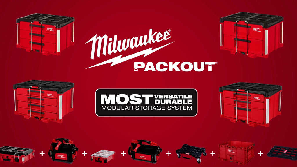 PACKOUT™ Multi-Depth 3-Drawer and 4-DrawerTool Box