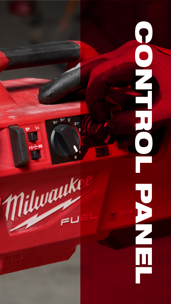 Milwaukee M18 FUEL RINGER Roll Groover Control Panel Tool Walkaround