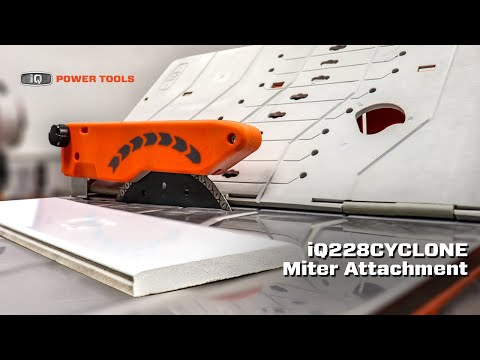 iQ228CYCLONE Miter Attachment
